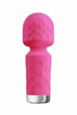 King Wand – Mini Vibromasseur Wand en Silicone Rose